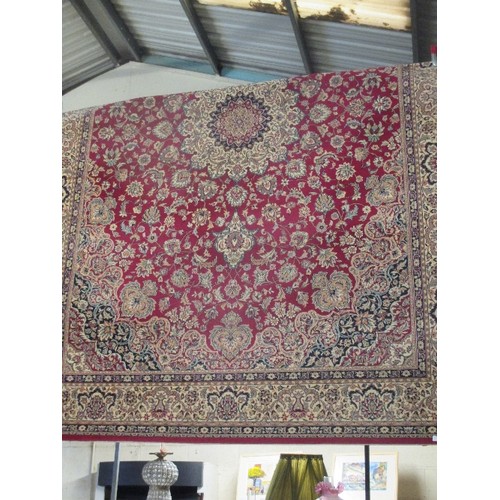 207B - A SUPERB & VERY LARGE TRADITIONAL TURKISH STYLE BELGIAN CARPET 