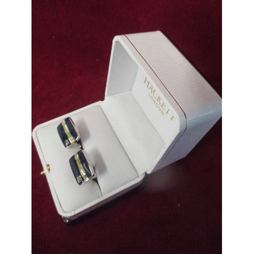 59 - PAIR OF HACKETT LONDON CUFFLINKS IN ORIGINAL BOX