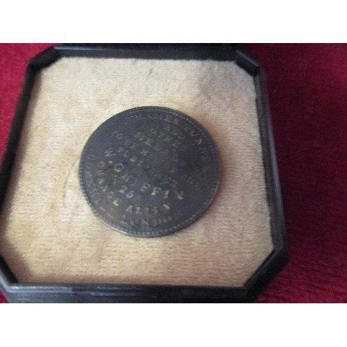 102A - 1843 TOKEN FOR THE OPENING OF THE THAMES TUNNEL, BY W GRIFFIN