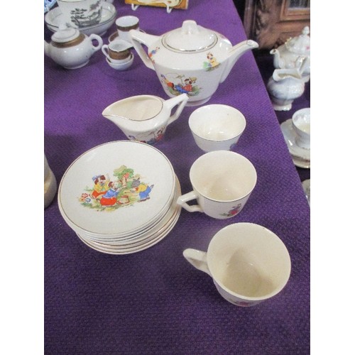 249A - VINTAGE NURSERY TEASET BY PLEX STREET POTTERY TUNSTALL