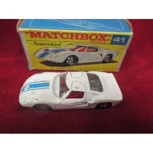 376J - MATCHBOX SUPERFAST NO 56, BMC 1800, PININFARINA - GOOD COND, ORIG BOX, AND NO 14 ISO GRIFO , GOOD CO... 