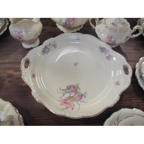 254A - ROSENTHAL POMPADOUR TEA SERVICE - BEAUTIFUL QUALITY TEA SERVICE FOR 6