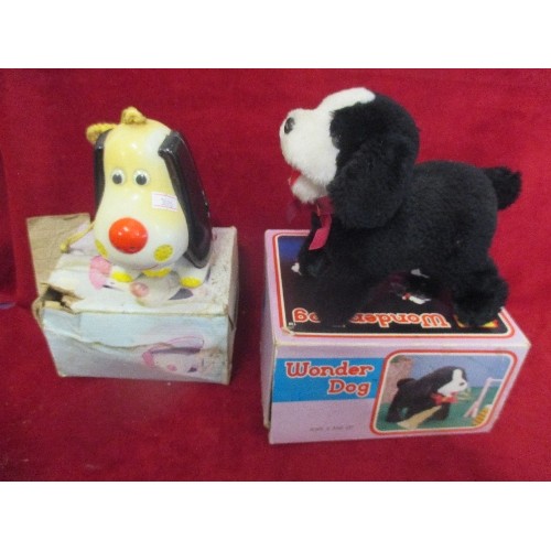 87 - RETRO 'WONDER DOG' WITH ORIGINAL BOX AND  SMALL POCKET  DOG TRANSISTER RADIO