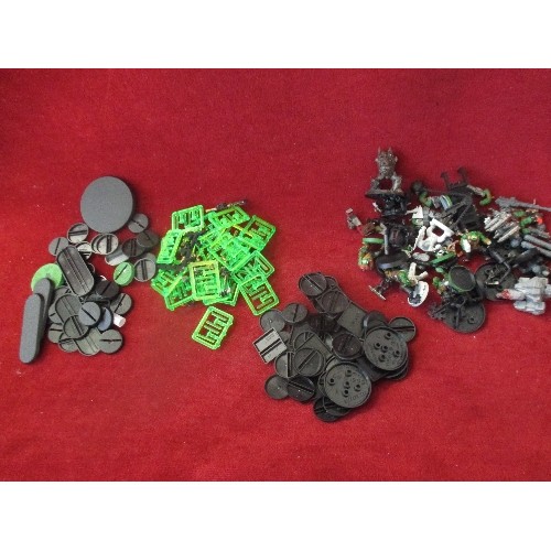 117 - COLLECTION OF WAR HAMMER -  FIGURES, DICE,  BOOKS ETC