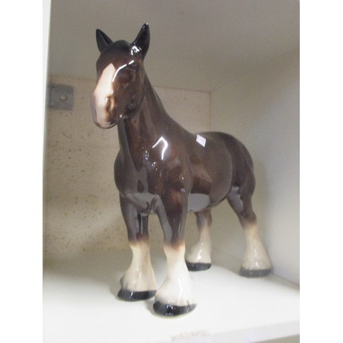 187 - LARGE CERAMIC SHIRE HORSE