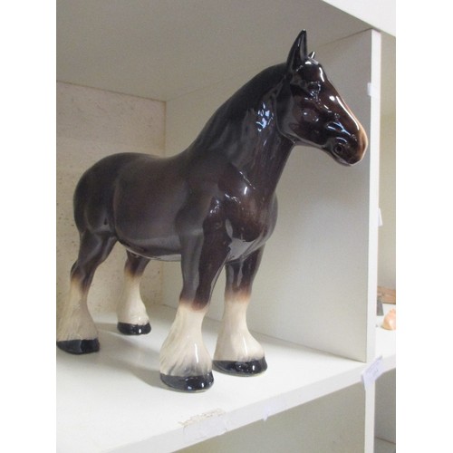 187 - LARGE CERAMIC SHIRE HORSE