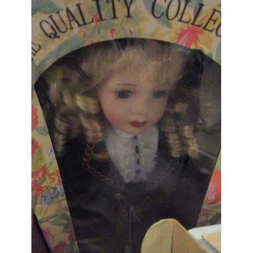 439 - THREE PORCELAIN DOLLS INC 