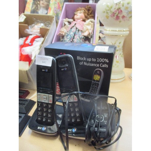 441 - BT TRUE CALL TELEPHONE SET 