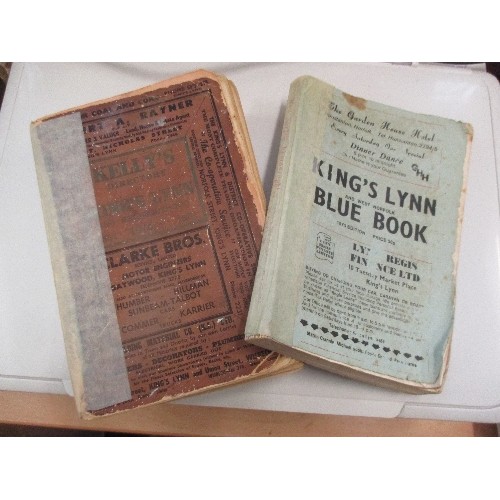 444 - KELLY'S DIRECTORY OF KING'S LYNN 1951 AND KING'S LYNN AND WEST NORFOLK BLUE BOOK 1973