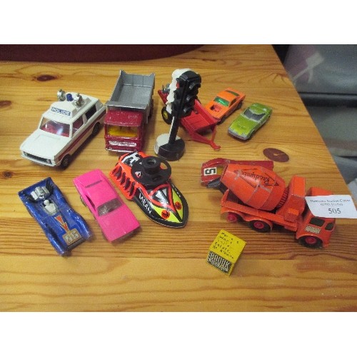 80 - COLLECTION OF DIE CAST TOYS INC MATCHBOX LESNEY, CORGI ETC