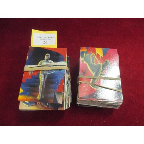 29 - QUANTITY OF TRADING CARDS INC GOOSEBUMPS - HORROR - TERRIFYING TRIVIA