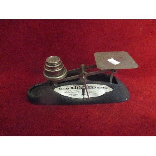 67 - VINTAGE LETTER SCALES BY 