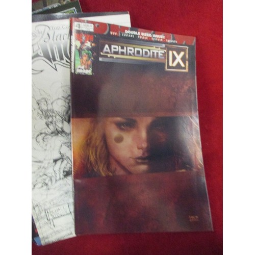 185 - ACTION AND FANTASY COMICS INC APHRODITE IX, WITCHBLADE PREVAILING, MARVEL AVENGERS ETC