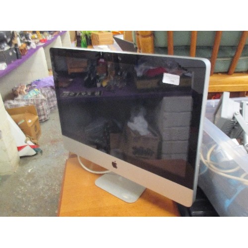 199 - APPLE COMPUTER SCREEN ON STAND - WORKING - 22 INCH