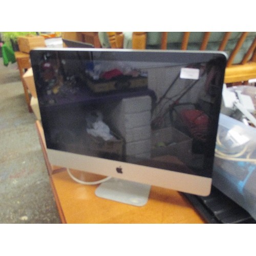 199 - APPLE COMPUTER SCREEN ON STAND - WORKING - 22 INCH