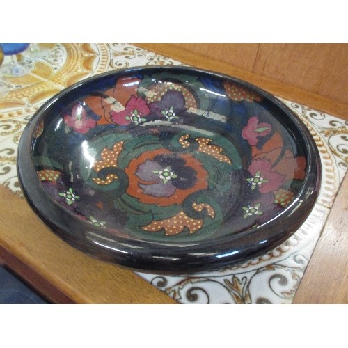 223 - ART DECO DECORO POTTERY BOWL - 32CM DIA