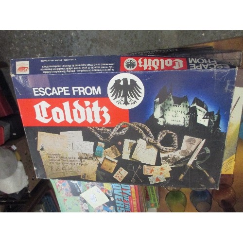 214 - 5 X BOARD GAMES INC ESCAPE FROM COLDITZ, DUNGEON , CENTREPOINT ETC