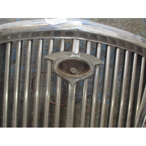 339 - VINTAGE CHROME WOLSELY RADIATOR COVER