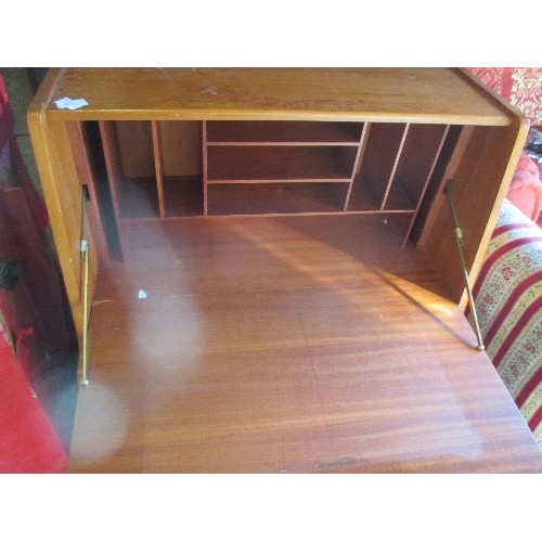 304 - MID CENTURY TEAK BUREAU BY REMPLOY