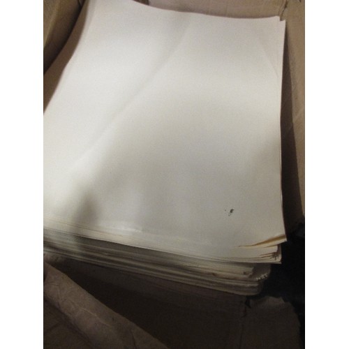 126 - BOX OF A3 SIZE PALE YELLOW PAPER