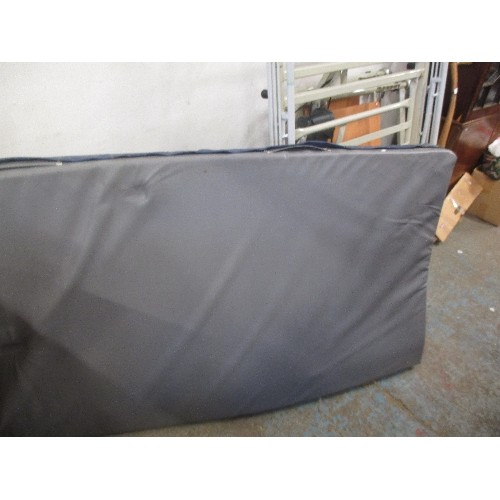 370 - INVACARE LIFTING BED ON METAL FRAME WITH MATTRESS