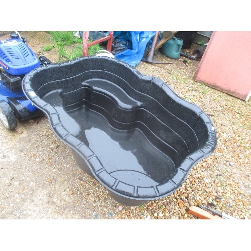 419 - GARDEN POND - BLACK PLASTIC