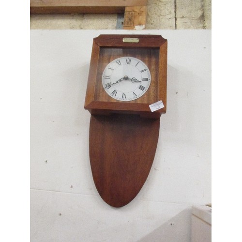 368A - MAHOGANY WALL CLOCK