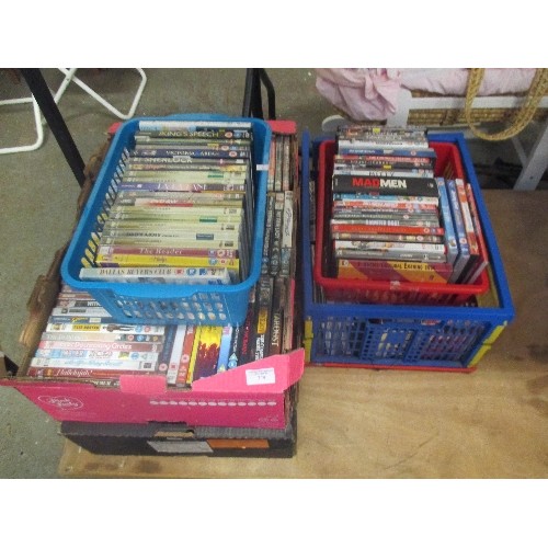 279 - 5 X BOXES OF DVD'S INCLUDING DRAMA, SCIENCE FICTION, COMEDY, TV SERIES ETC