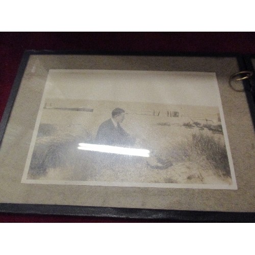 51 - A BOX OF VINTAGE PHOTOS AND FRAMES. INCLUDES A 19TH CENTURY FRAMED PHOTOGRAPH OF 