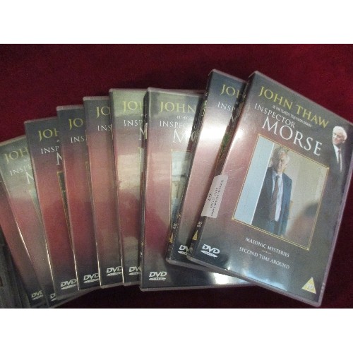 67 - INSPECTOR MORSE, JOHN THAW. 17 X DVD'S.