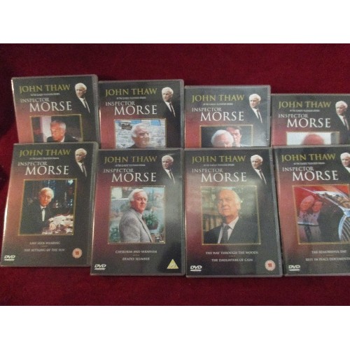 67 - INSPECTOR MORSE, JOHN THAW. 17 X DVD'S.