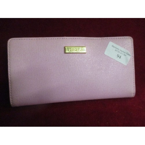 94 - PINK 'FURLA' PURSE/WALLET. NEW CONDITION.