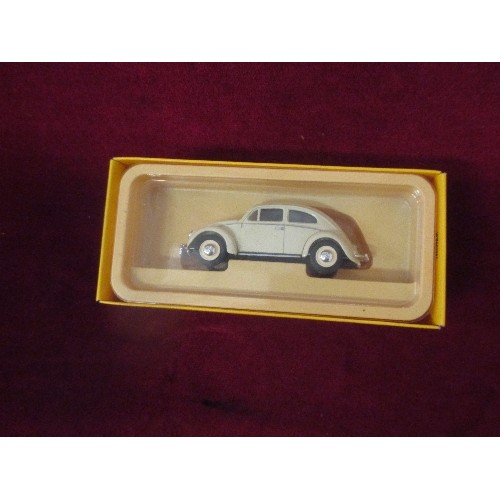 134 - DIE-CAST MODEL, VW SPLIT-SCREEN BEETLE. VANGUARDS. BOXED.