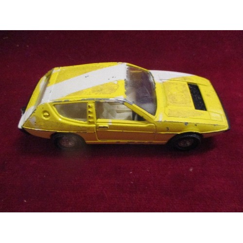 161 - 4 X DIE-CAST RACING MODEL SALOON CARS. MAINLY CORGI.