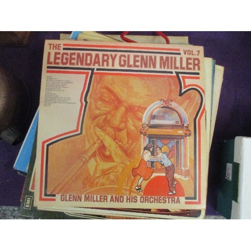 162 - 35 VINTAGE CLASSICAL, SHOWTIME & OTHER LP RECORDS, INCLUDING BACH, GLENN MILLER, CAROUSEL. AND MANY ... 