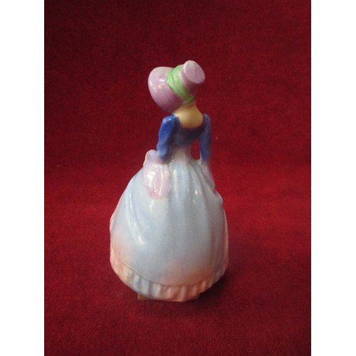 1 - RARE SMALL ROYAL DOULTON LADY FIGURE 