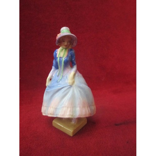 1 - RARE SMALL ROYAL DOULTON LADY FIGURE 