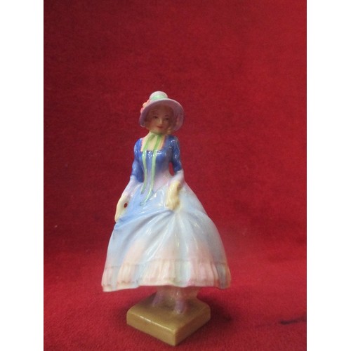 1 - RARE SMALL ROYAL DOULTON LADY FIGURE 