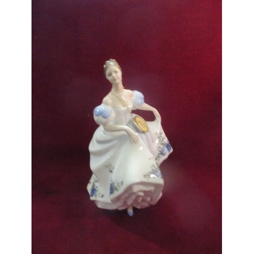 6 - A ROYAL DOULTON BONE CHINA FIGURE 