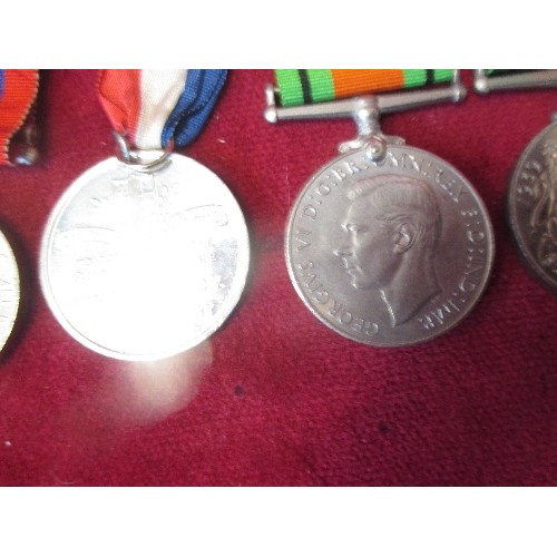 59 - COLLECTION OF WWI & WWII MEDALS
2 WWI British War Silver Medal 1914-1918 GeorgeV
ISSUED TO 
144016 G... 