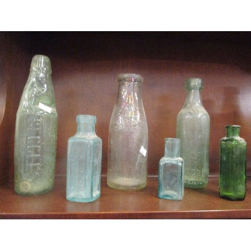 511 - GOOD COLLECTION OF ANTIQUE AND VINTAGE BOTTLES - INCLUDING MORGANS NORWICH, FORSTER MOORE NORWICH, A... 