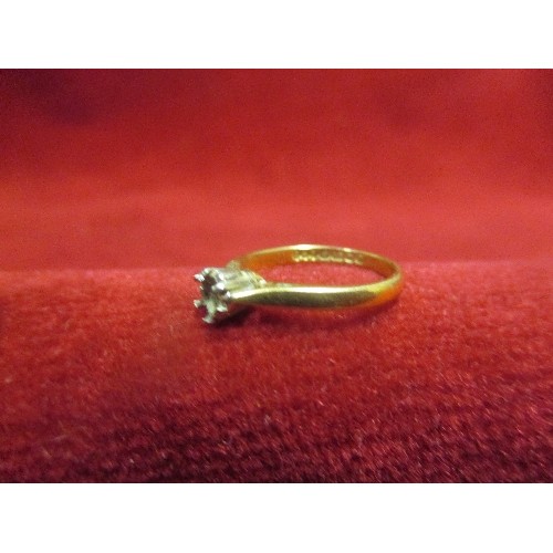 17C - 18ct GOLD RING NO STONE WEIGHT 2.08G