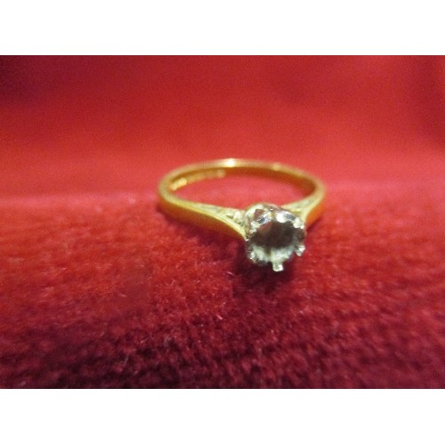 17C - 18ct GOLD RING NO STONE WEIGHT 2.08G