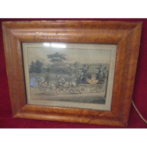 181 - AN EARLY 19TH CENTURY COACHING PRINT 