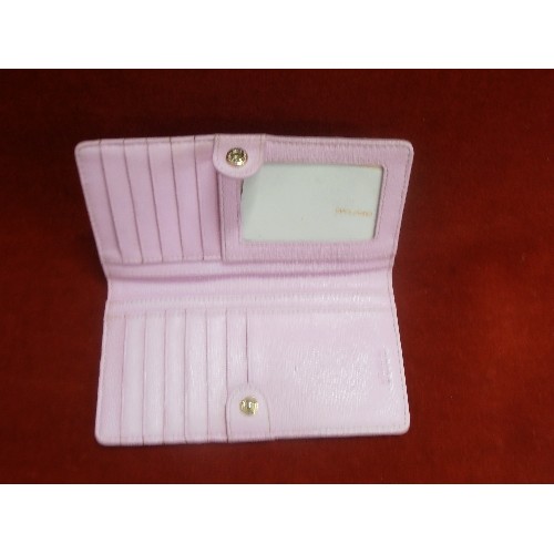 151 - PINK 'FURLA' PURSE/WALLET. NEW CONDITION.