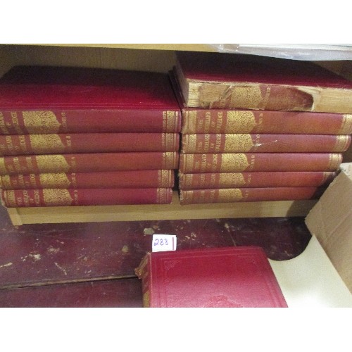 242 - AN EARLY 20TH CENTURY SET OF 12 VOLUMES 