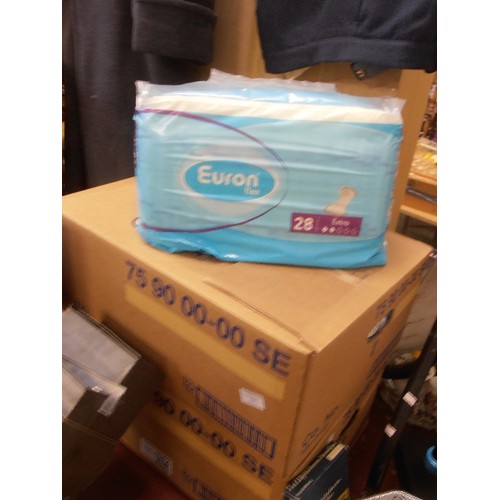 257 - 2 BOXES OF PACKS OF TENA PROSKIN COMFORT PADS (