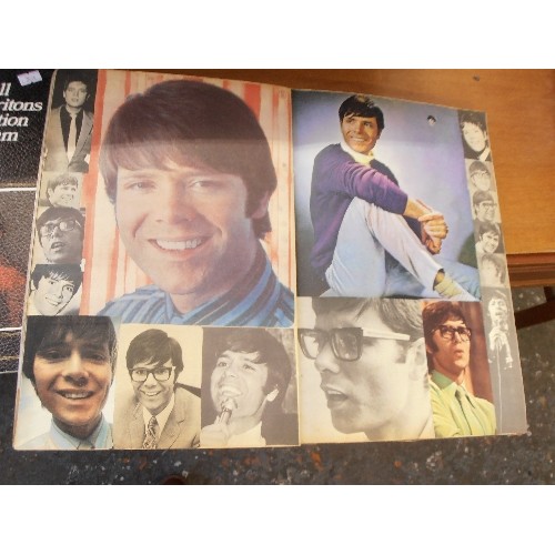 281 - POSTCARD ALBUM - MAINLY NORWAY, A CLIFF RICHARD SCRAPBOOK AND A 