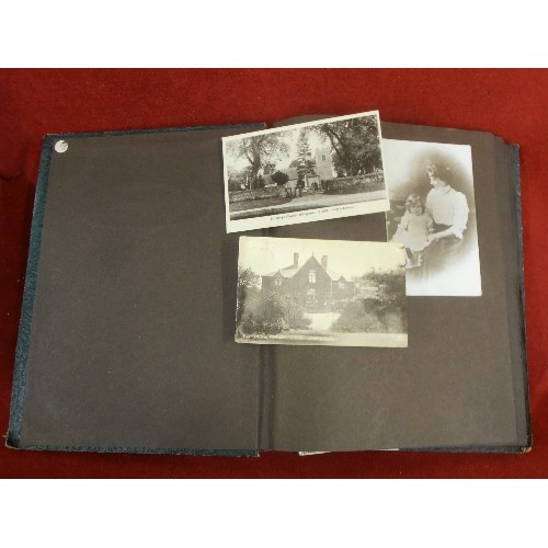 302 - VINTAGE POSTCARD  ALBUM WITH CARDS FROM MOSTLY EARLY 20TH CENTURY