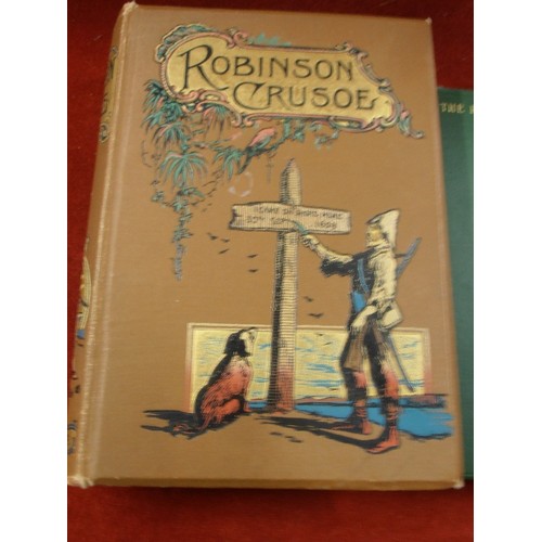 189 - 3 VINTAGE BOOKS 'SONS & LOVERS' 'THE PILGRIM'S PROGRESS' AND ROBINSON CRUSOE.